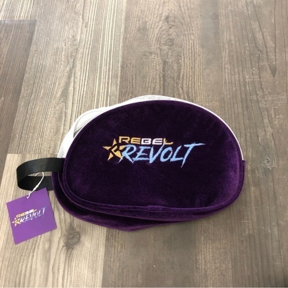 Rebel Spirit Handbags - Rebel Revolt Velour Purple Belt Bag
